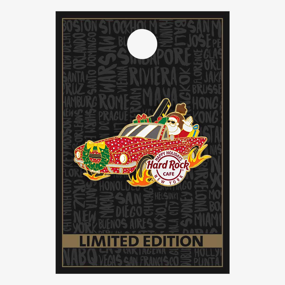 Limited Edition Santas Holiday Hot Rod 2026 Pin image number 2